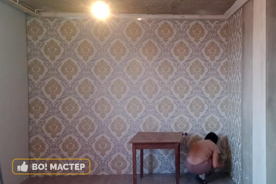 Оклейка обоев трехкомнатной квартиры в Тирасполе