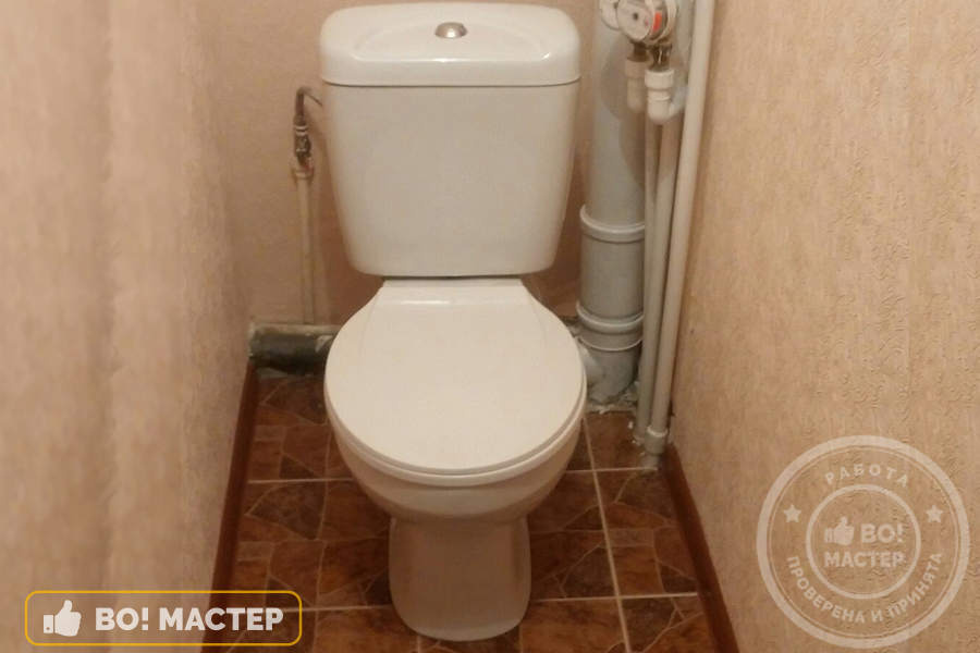 Ремонт туалета в квартире Бендеры