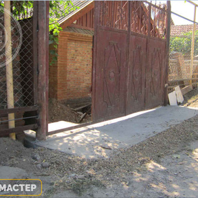 Перенос ворот и забора в Тирасполе